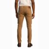 Classic Regular-Fit Cotton Pants – Camel Brown