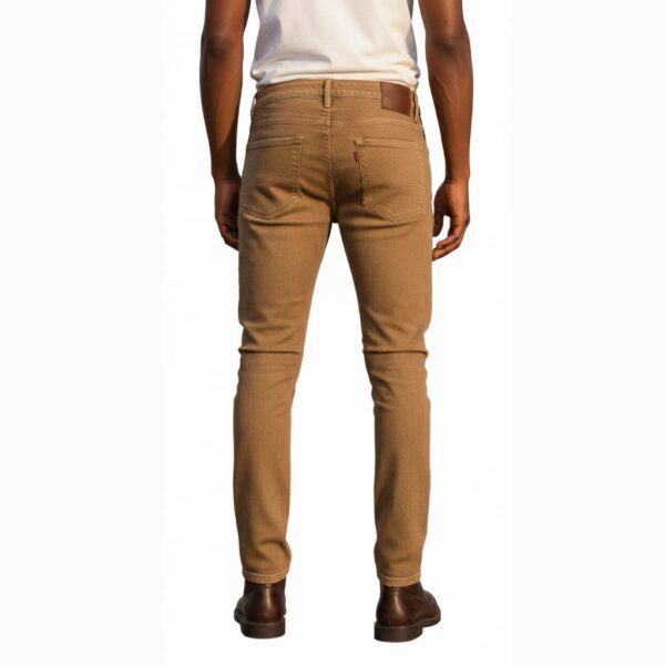 Classic Regular-Fit Cotton Pants – Camel Brown