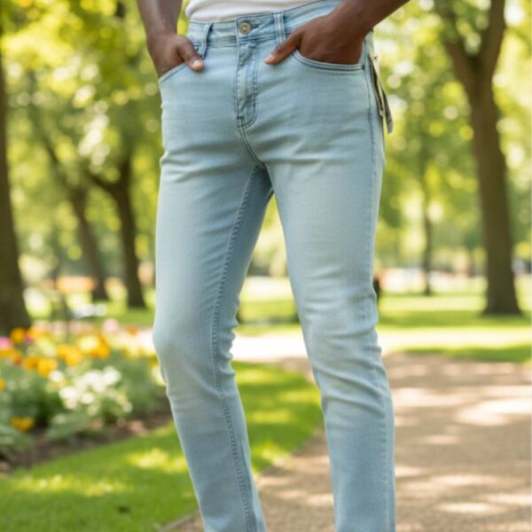 Men’s Light Blue Slim Fit Jeans
